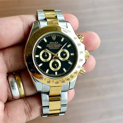 silver and gold rolex men's.